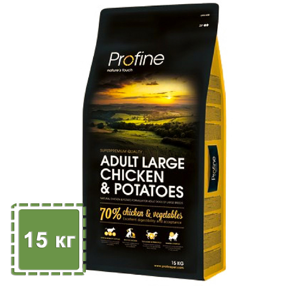 Сухой корм для взрослых собак крупных пород | Profine Adult Large Breed Chicken | 15 кг
Сухой корм для взрослых собак крупных пород | Profine Adult Large Breed Chicken | 15 кг