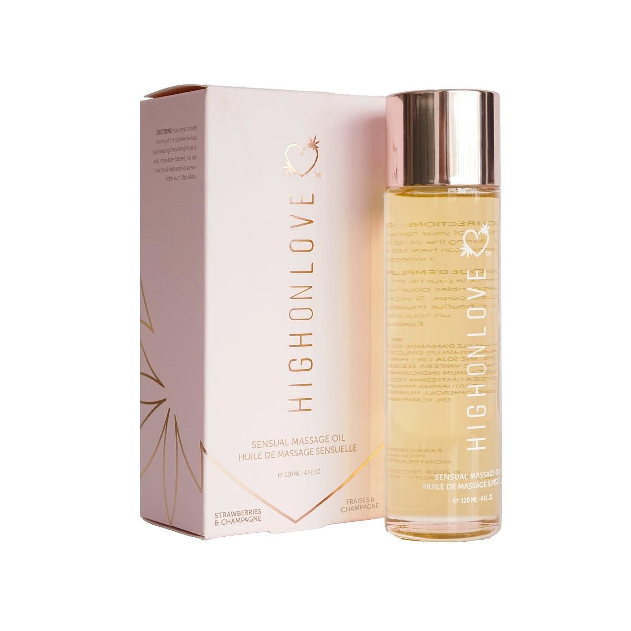 Массажное масло HighOnLove Massage Oil - Strawberry & Champagne (120 мл) с маслом семян конопли
Массажное масло HighOnLove Massage Oil - Strawberry & Champagne (120 мл) с маслом семян конопли