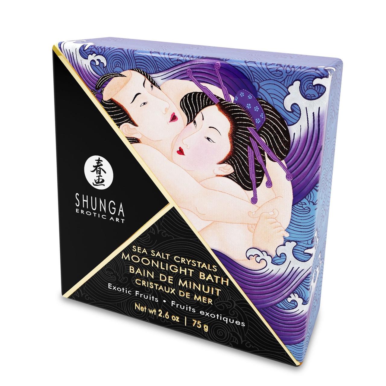 Соль для ванны Shunga Moonlight Bath - Exotic Fruits (75 гр), соль Мертвого моря, аромамасла
Соль для ванны Shunga Moonlight Bath - Exotic Fruits (75 гр), соль Мертвого моря, аромамасла