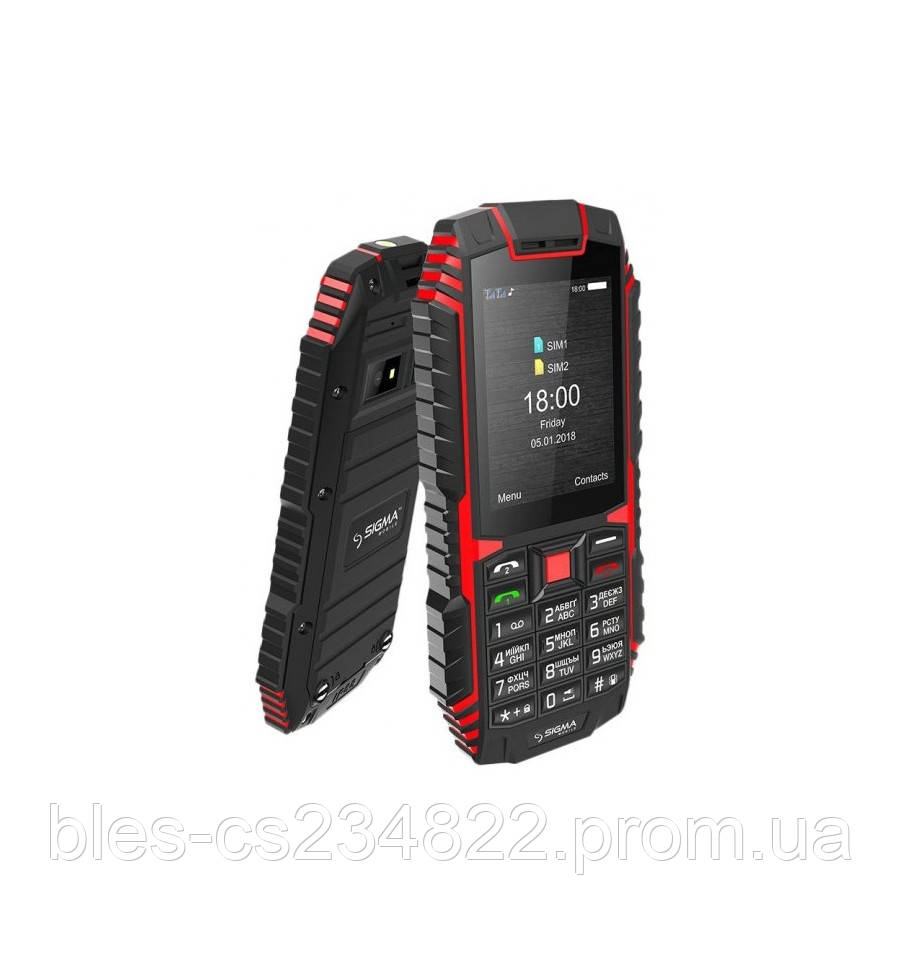 Телефон Sigma сигма защищенный с прочным корпусом и камерой на 2 сим карты Dt 68 Black-red 2.4" 2100мА*ч
Телефон Sigma сигма защищенный с прочным корпусом и камерой на 2 сим карты Dt 68 Black-red 2.4" 2100мА*ч