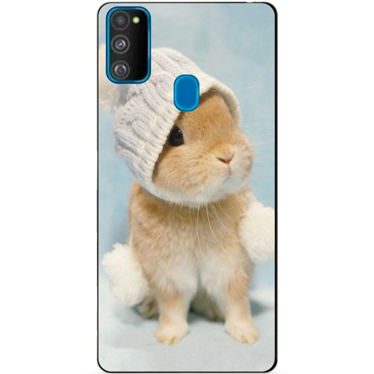 Силиконовый бампер чехол для Samsung M21 Galaxy M215f с рисунком Зайчик в шапке, Разные цвета
Силиконовый бампер чехол для Samsung M21 Galaxy M215f с рисунком Зайчик в шапке, Разные цвета