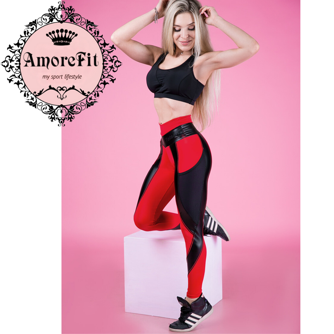 Спортивные лосины с корсетом Amorefit, высокая посадка! Вставки из экокожи! XL, Красный
Спортивные лосины с корсетом Amorefit, высокая посадка! Вставки из экокожи! XL, Красный