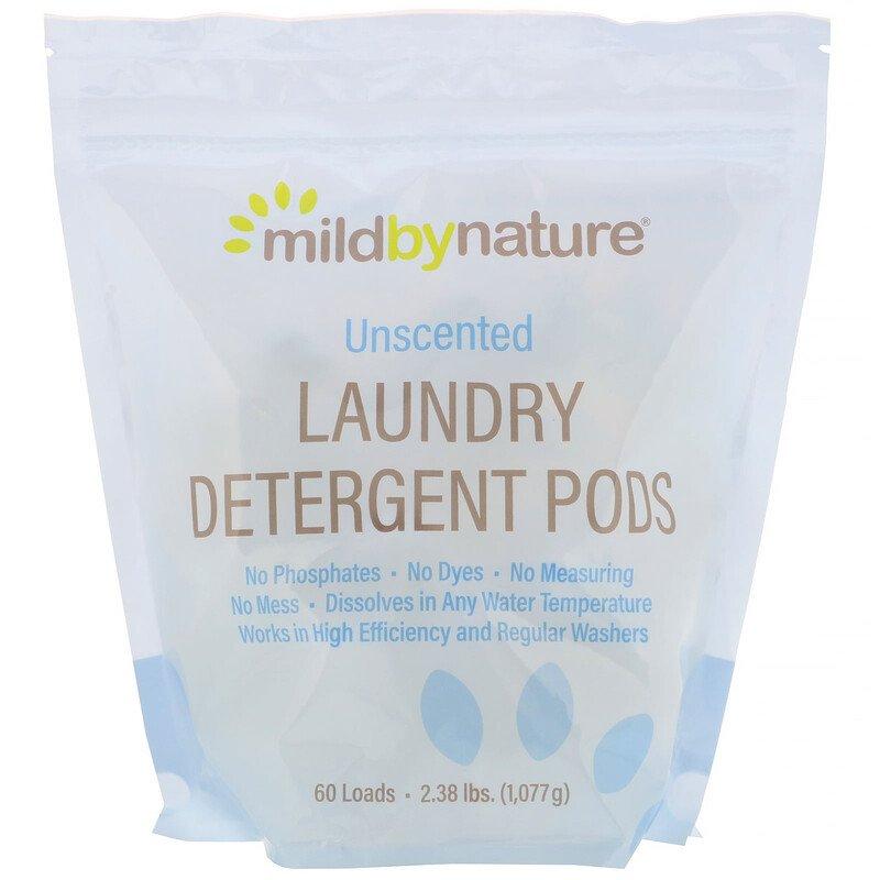 Mild By Nature, Капсулы со стиральным порошком, без запаха, на 60 загрузок, 1077 г (2,38 унции)
Mild By Nature, Капсулы со стиральным порошком, без запаха, на 60 загрузок, 1077 г (2,38 унции)