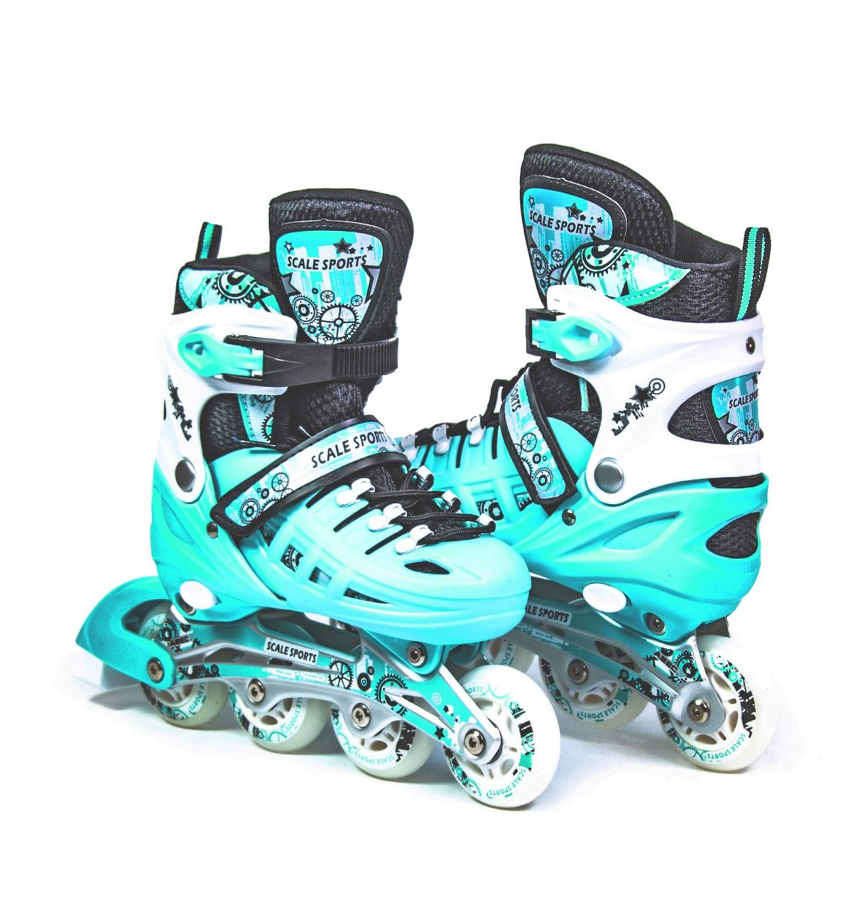 Ролики Scale Sports Mint LF 905, размер 34-37 раздвижные, 4-х колесные, Мятный цвет
Ролики Scale Sports Mint LF 905, размер 34-37 раздвижные, 4-х колесные, Мятный цвет