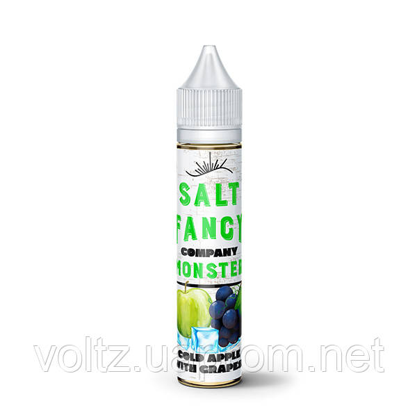 Жидкость для электронных сигарет Fancy Monster Salt Cold Apple with Grape 65 мг 30 мл
Жидкость для электронных сигарет Fancy Monster Salt Cold Apple with Grape 65 мг 30 мл