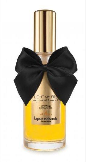 Согревающее массажное масло LIGHT MY FIRE карамель и морская соль, 100 мл, Bijoux Indiscrets
Согревающее массажное масло LIGHT MY FIRE карамель и морская соль, 100 мл, Bijoux Indiscrets