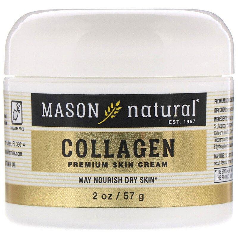 Mason Natural, Крем с коллагеном премиального качества, с ароматом груши, 57 г (2 унции)
Mason Natural, Крем с коллагеном премиального качества, с ароматом груши, 57 г (2 унции)