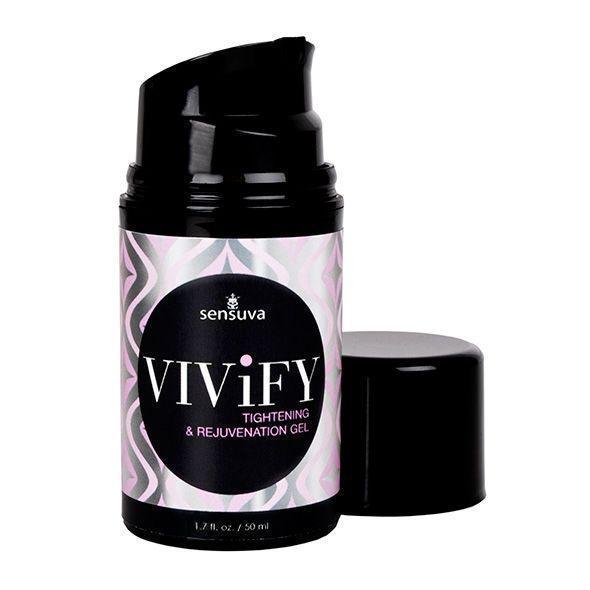 Сужающий гель для влагалища Sensuva - Vivify Tightening & Rejuvenation (50 мл) ssmag.com.ua
Сужающий гель для влагалища Sensuva - Vivify Tightening & Rejuvenation (50 мл) ssmag.com.ua