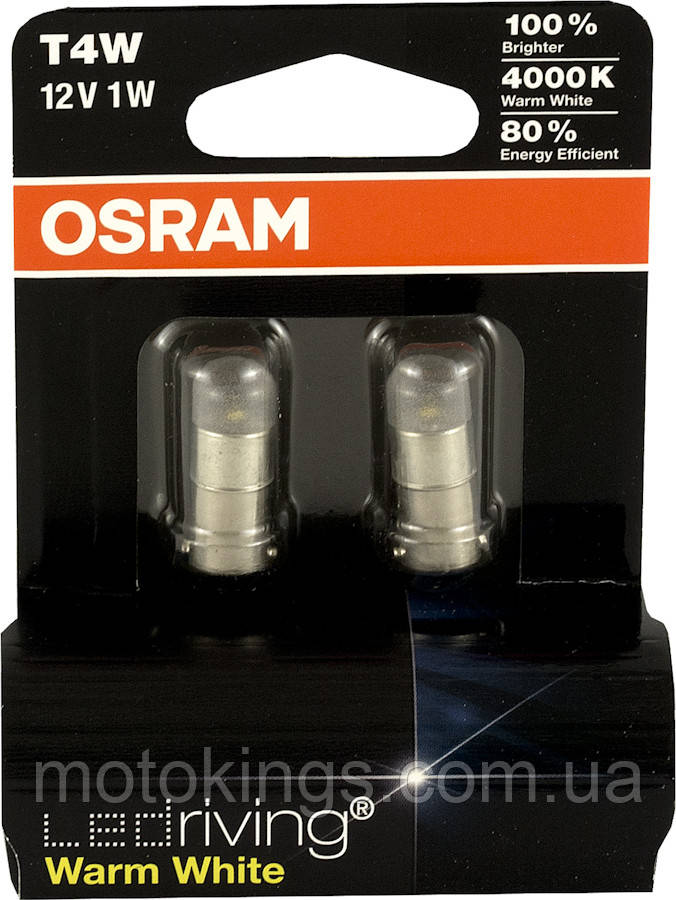 OSRAM ЛАМПОЧКА LED RIVING WARM WHITE 4000K 1W 12V BA9S T4W (КОМПЛ. 2ШТ. ) (3850WW-02B)
OSRAM ЛАМПОЧКА LED RIVING WARM WHITE 4000K 1W 12V BA9S T4W (КОМПЛ. 2ШТ. ) (3850WW-02B)