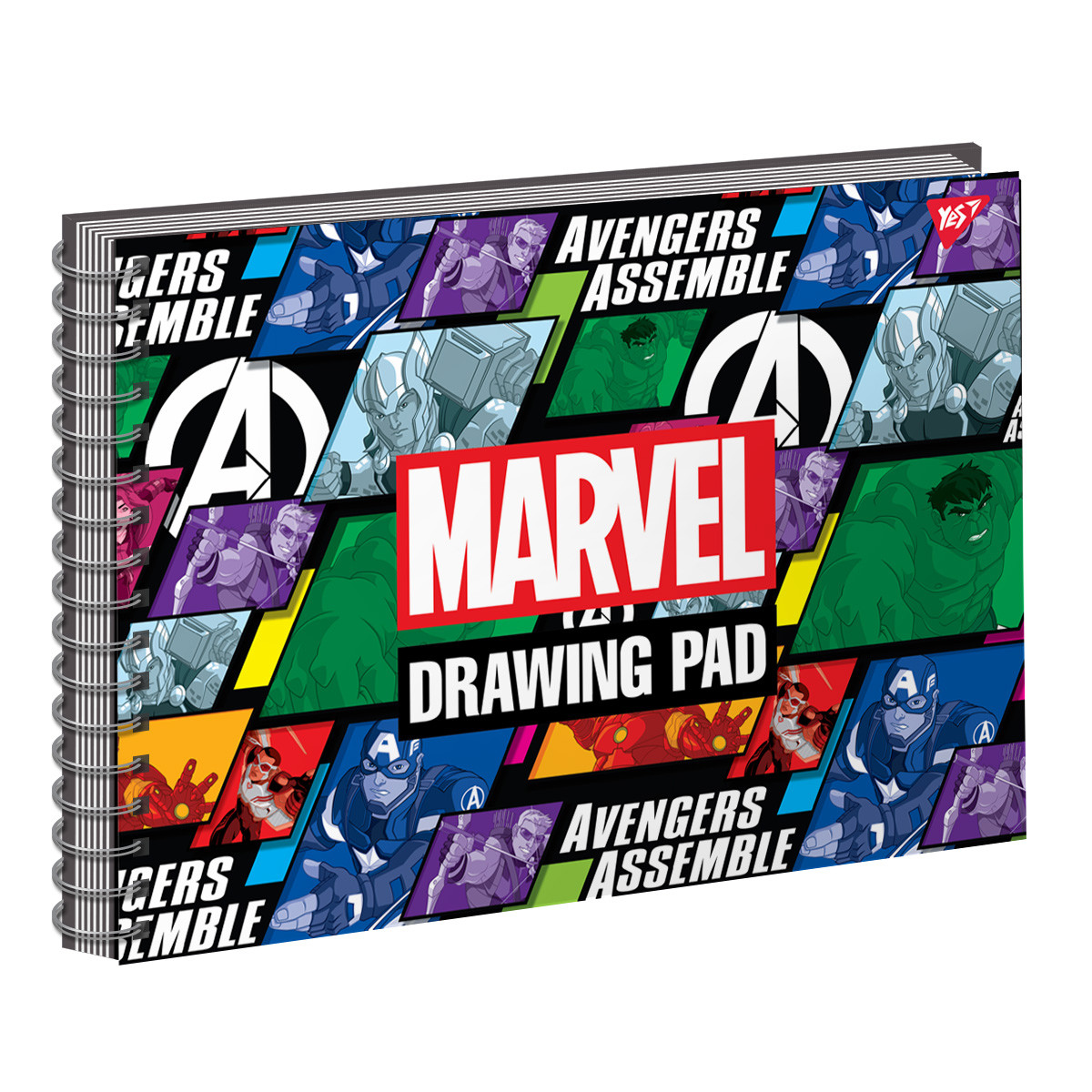 Альбом для рисования А4 20л/100 "MARVEL" на спирали гибрид.выб. лак YES код: 130443, Белый
Альбом для рисования А4 20л/100 "MARVEL" на спирали гибрид.выб. лак YES код: 130443, Белый