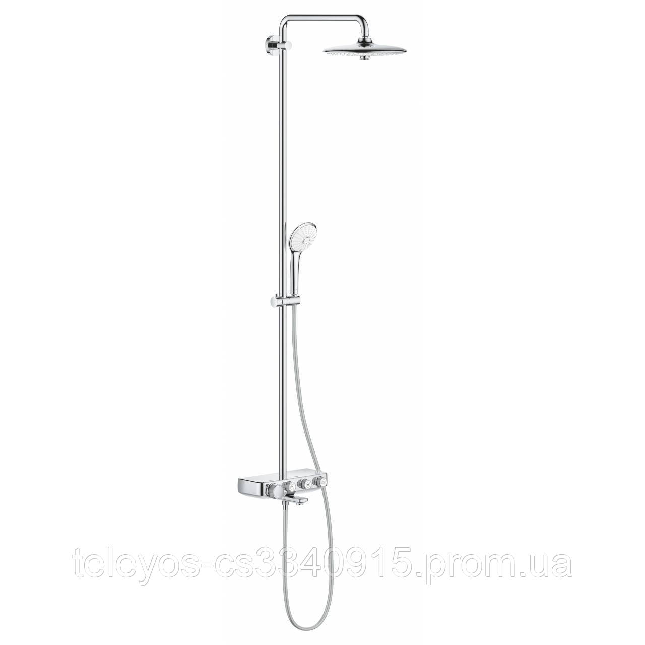 Grohe EUPHORIA SmartControl System 260 душевая система с термостатом для ванны (26510000)
Grohe EUPHORIA SmartControl System 260 душевая система с термостатом для ванны (26510000)