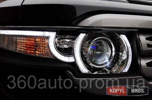 Альтернативная оптика передняя на Toyota FJ Cruiser 2010- тюнинг фары стиль Evoque VLAND
Альтернативная оптика передняя на Toyota FJ Cruiser 2010- тюнинг фары стиль Evoque VLAND