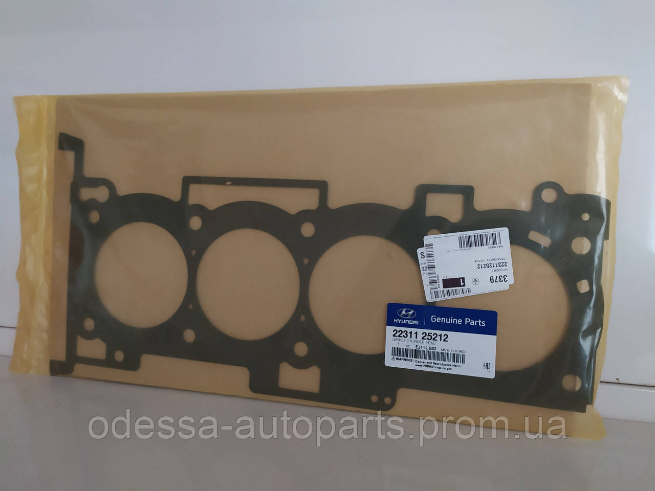 Прокладка ГБЦ Hyundai Sonata, Tucson-IX35, Santa Fe/ Kia Optima, Sorento, Sportage (Mobis, Оригинал)
Прокладка ГБЦ Hyundai Sonata, Tucson-IX35, Santa Fe/ Kia Optima, Sorento, Sportage (Mobis, Оригинал)