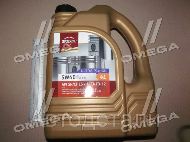 Масло моторн. BREXOL Ultra Plus GN 5W40 API SN/CF LS (Канистра 4л) 48021134649
Масло моторн. BREXOL Ultra Plus GN 5W40 API SN/CF LS (Канистра 4л) 48021134649