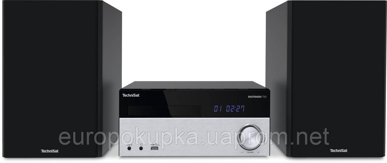 Радио минисистема TechniSat DIGITRADIO 750 с CD-плеером серебристо-черная (0000/3919)
Радио минисистема TechniSat DIGITRADIO 750 с CD-плеером серебристо-черная (0000/3919)