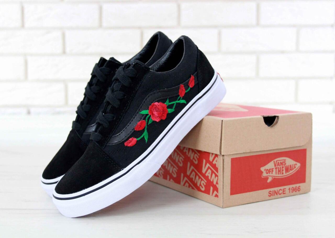 Кеды Vans Old Skool Art Black Rose (Ванс Олд Скул Арт розы) черного цвета женские и мужские размеры 39
Кеды Vans Old Skool Art Black Rose (Ванс Олд Скул Арт розы) черного цвета женские и мужские размеры 39