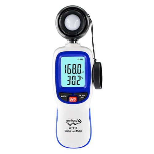 Цифровой люксметр (измеритель освещенности + термометр) Bluetooth 200000 Lux WINTACT WT81B
Цифровой люксметр (измеритель освещенности + термометр) Bluetooth 200000 Lux WINTACT WT81B