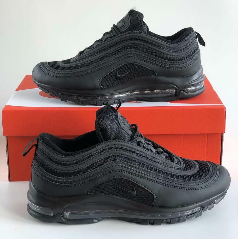 Air Max 97 Triple Black | кроссовки мужские; полностью черные; весенние/осенние; рефлектив; найк 8us - 41eur - 26cm, Черный
Air Max 97 Triple Black | кроссовки мужские; полностью черные; весенние/осенние; рефлектив; найк 8us - 41eur - 26cm, Черный