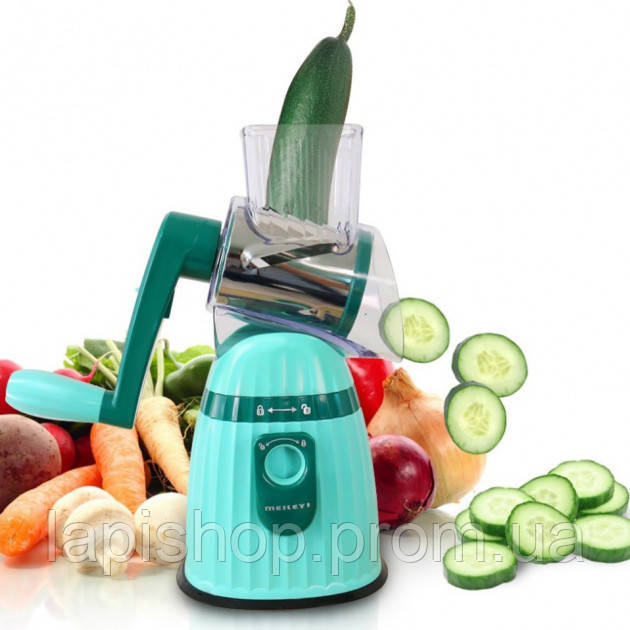 Многофункциональная овощерезка Meileyi Vegetable Slicer Бирюзовая MLY-661A, Бирюзовый
Многофункциональная овощерезка Meileyi Vegetable Slicer Бирюзовая MLY-661A, Бирюзовый