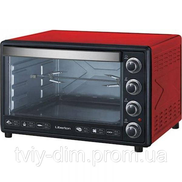 Электродуховка Liberton LEO-650 Red, 2200W, 65 л, металлический корпус, индикатор работы, таймер, 3 режима
Электродуховка Liberton LEO-650 Red, 2200W, 65 л, металлический корпус, индикатор работы, таймер, 3 режима