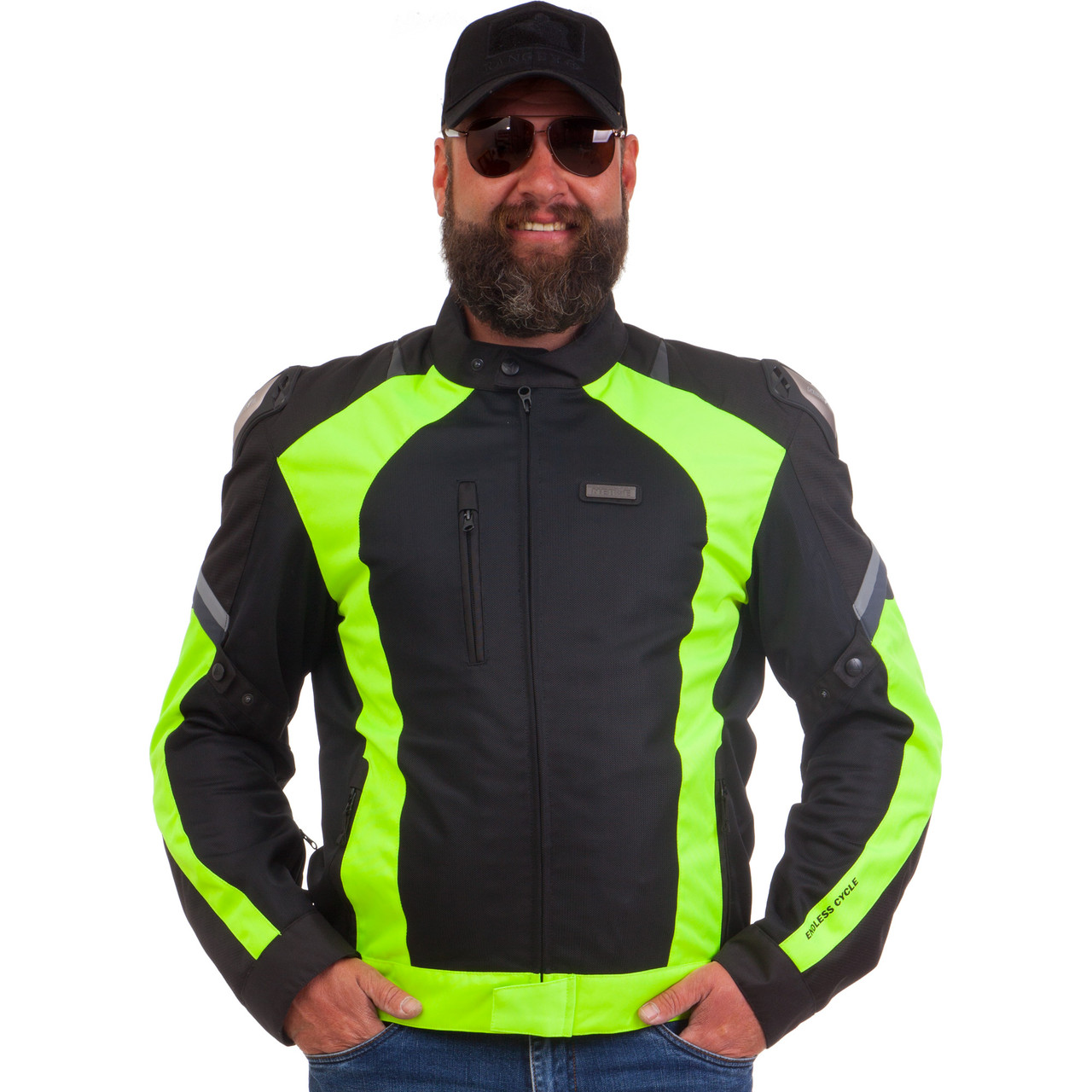 Мотокуртка текстильная с защитой NERVE 495-GN (PL, PVC, L-2XL-46-52, черный-салатовый) L (46-48)
Мотокуртка текстильная с защитой NERVE 495-GN (PL, PVC, L-2XL-46-52, черный-салатовый) L (46-48)