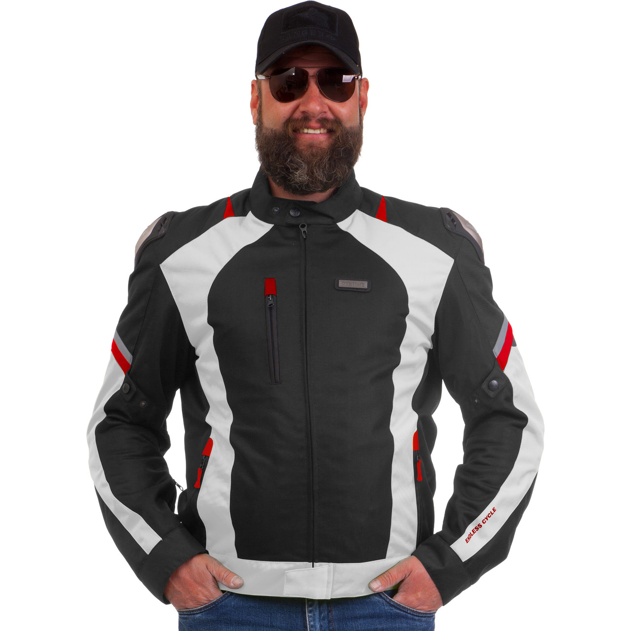 Мотокуртка текстильная с защитой NERVE 495-GR (PL, PVC, L-2XL-46-52, черный-серый) L (46-48)
Мотокуртка текстильная с защитой NERVE 495-GR (PL, PVC, L-2XL-46-52, черный-серый) L (46-48)