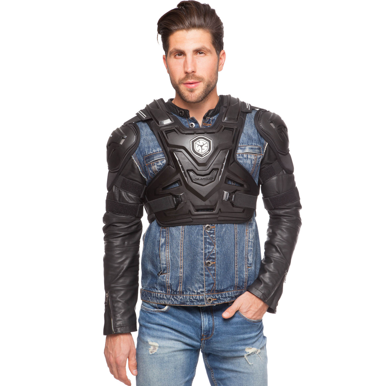 Жилет защитный для мотоциклиста SCOYCO AM07 (PU, PL, пластик, р-р M-XL, черный) M
Жилет защитный для мотоциклиста SCOYCO AM07 (PU, PL, пластик, р-р M-XL, черный) M