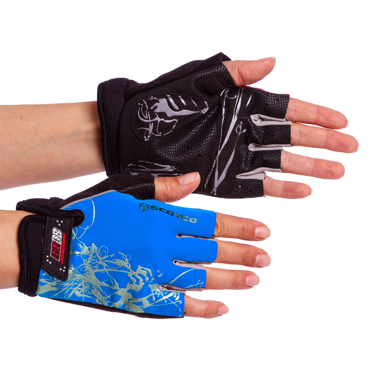 Перчатки спортивные SCOYCO BG08 (PL, PVC, открытые пальцы, р-р S-XXL, цвета в ассортименте) Синий-черный XXL
Перчатки спортивные SCOYCO BG08 (PL, PVC, открытые пальцы, р-р S-XXL, цвета в ассортименте) Синий-черный XXL