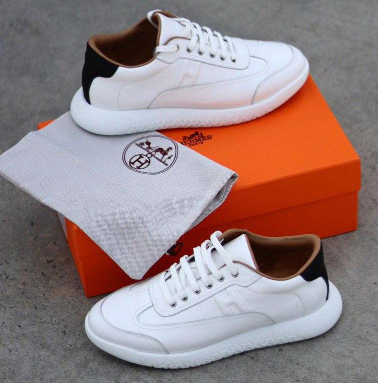 Hermès Goal Sneakers Leather White Men's | кроссовки мужские; осенние/весенние; белые; кожаные; классические 44eur - 28.5cm, Белый
Hermès Goal Sneakers Leather White Men's | кроссовки мужские; осенние/весенние; белые; кожаные; классические 44eur - 28.5cm, Белый