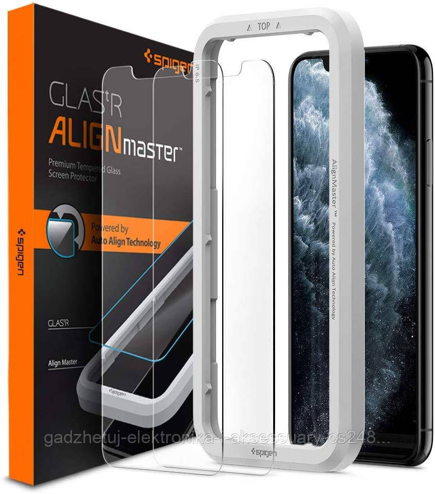 Защитное стекло Spigen для Apple iPhone 11 Pro/XS/X AlignMaster Glas tR (2 pack), Clear
Защитное стекло Spigen для Apple iPhone 11 Pro/XS/X AlignMaster Glas tR (2 pack), Clear