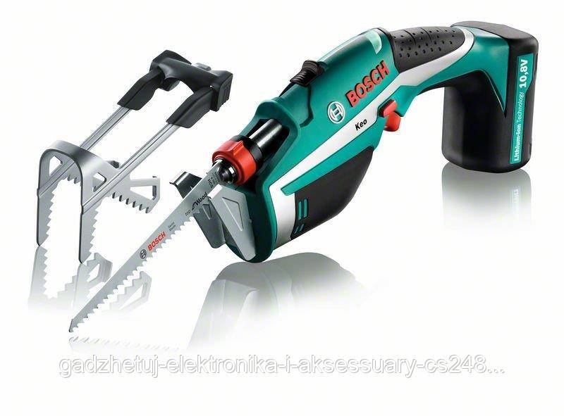 Пила сабельная Bosch Keo, аккумуляторная, 10.8В, полотно 150мм, срез мах 80мм, 1кг
Пила сабельная Bosch Keo, аккумуляторная, 10.8В, полотно 150мм, срез мах 80мм, 1кг
