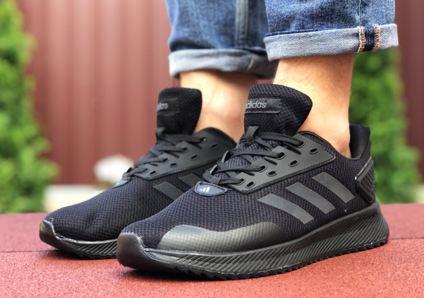 Кроссовки мужские Adidas, черные, Адидас, текстильные, подошва - пена, прошиты, код SD-9409
Кроссовки мужские Adidas, черные, Адидас, текстильные, подошва - пена, прошиты, код SD-9409