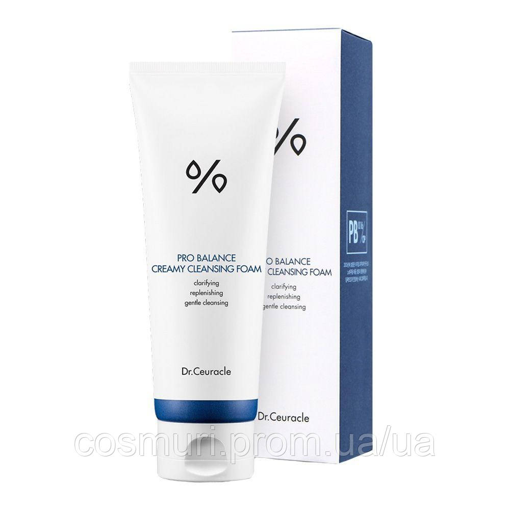 Кремовая пенка для умывания с пробиотиками Dr. Ceuracle Pro Balance Creamy Cleansing Foam
Кремовая пенка для умывания с пробиотиками Dr. Ceuracle Pro Balance Creamy Cleansing Foam