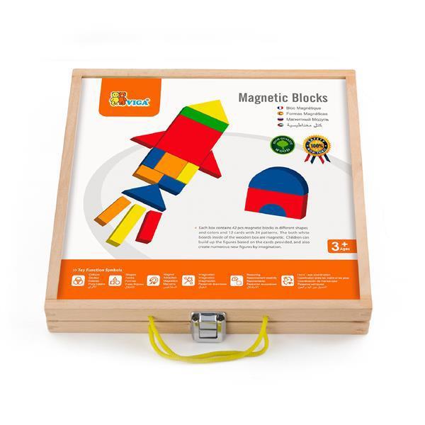 Детский деревянный набор магнитных блоков Viga Toys Формы и цвета, 42 шт., Разные цвета
Детский деревянный набор магнитных блоков Viga Toys Формы и цвета, 42 шт., Разные цвета
