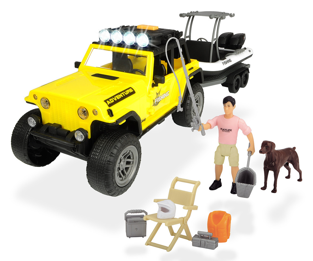 Игровой набор Dickie Toys Playlife Рыбалка с внедорожником со звуком и световыми эффектами (3838001)
Игровой набор Dickie Toys Playlife Рыбалка с внедорожником со звуком и световыми эффектами (3838001)