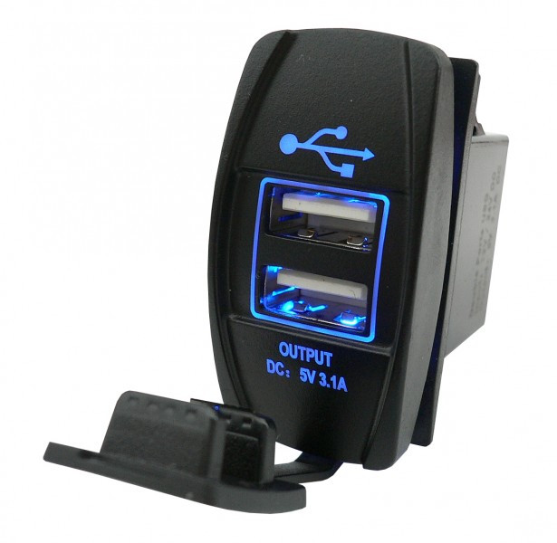 Дополнительный разъем питания CarCommerce автомобильный 12 / 24V - 2xUSB - 3,1A 42557
Дополнительный разъем питания CarCommerce автомобильный 12 / 24V - 2xUSB - 3,1A 42557