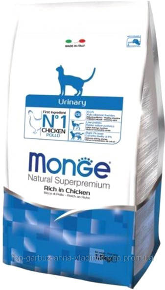 Monge Cat Urinary Сухой корм с курицей и рисом для взрослых кошек для профилактики мочекаменной болезни 1,5кг
Monge Cat Urinary Сухой корм с курицей и рисом для взрослых кошек для профилактики мочекаменной болезни 1,5кг