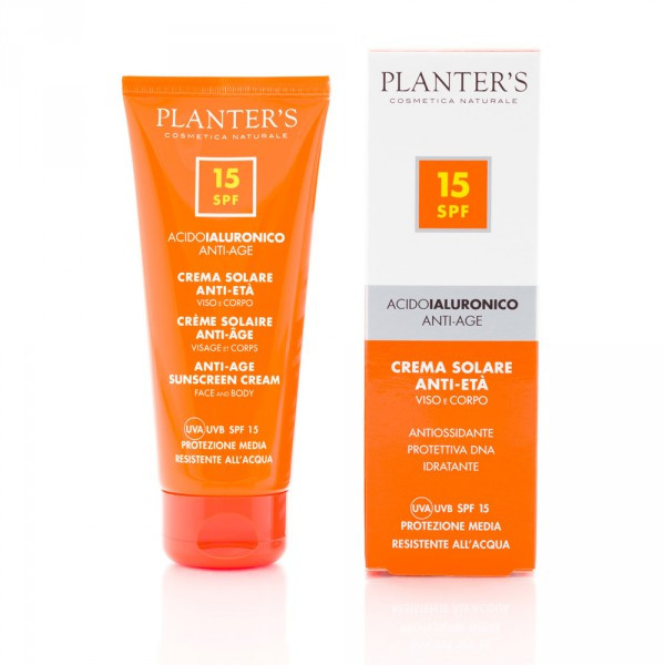 Крем для лица и тела защитный от солнца SPF 15 с гиалуроновой кислотой Planter's Hyaluronic Acid Sun Care SPF 15 100 мл (459811)
Крем для лица и тела защитный от солнца SPF 15 с гиалуроновой кислотой Planter's Hyaluronic Acid Sun Care SPF 15 100 мл (459811)