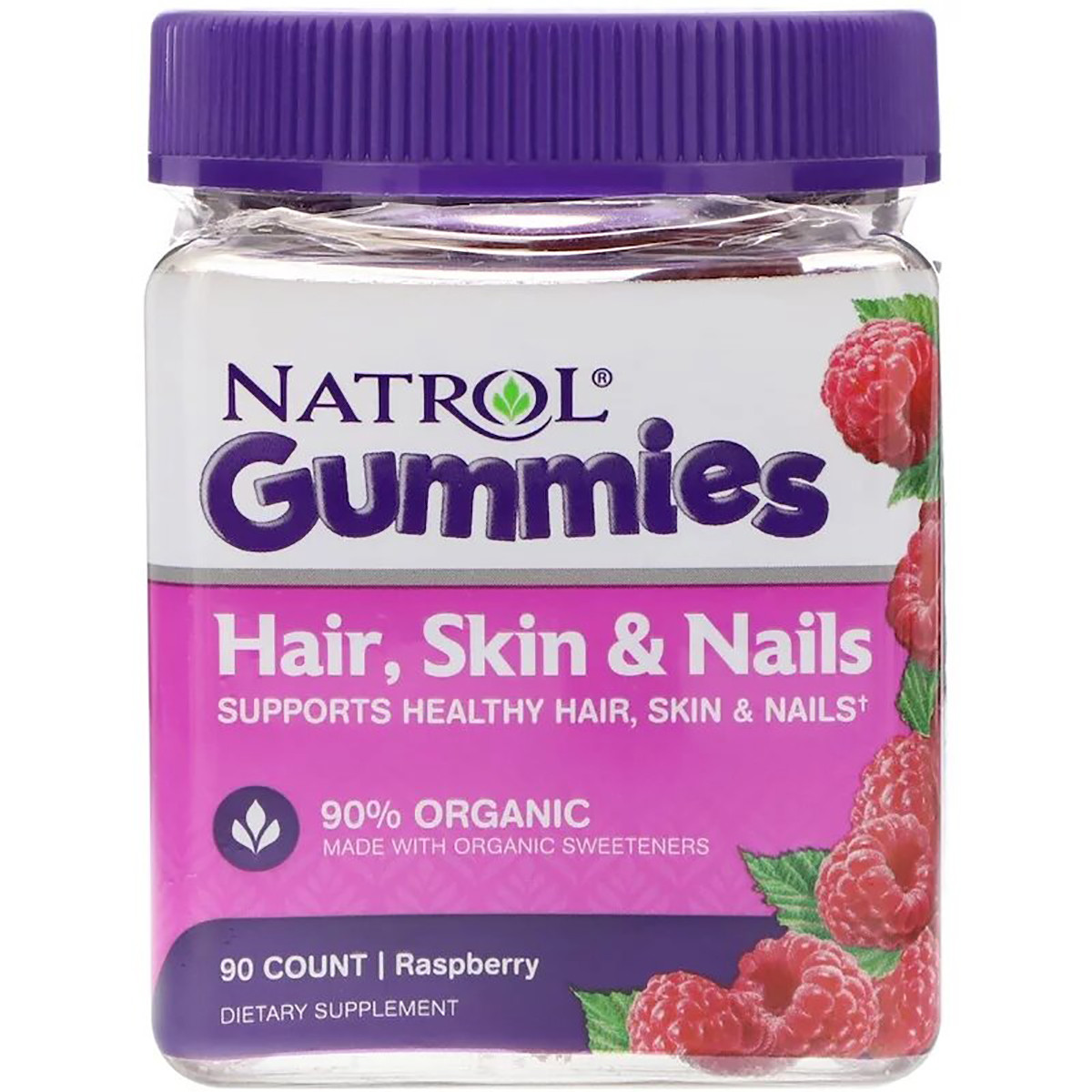 Комплекс для волос, кожи и ногтей, Вкус малины, Natrol, Hair, Skin & Nails, 90 жевательных таблеток
Комплекс для волос, кожи и ногтей, Вкус малины, Natrol, Hair, Skin & Nails, 90 жевательных таблеток