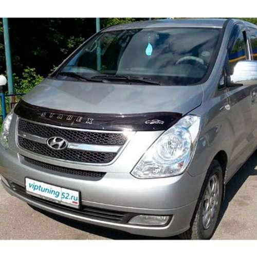Дефлектор капота мухобойка Hyundai H1 II 08- VIP TUNING (В штатные места под капотом)
Дефлектор капота мухобойка Hyundai H1 II 08- VIP TUNING (В штатные места под капотом)