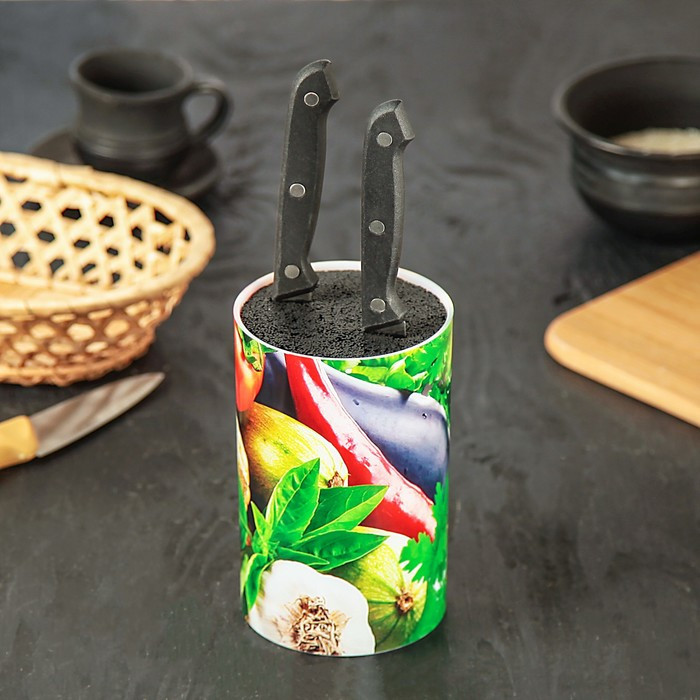 Подставка для ножей с наполнителем из полипропиленового волокна Universal Knife Holder, Підставка для ножів з наповнювачем з поліпропіленового волокна
Подставка для ножей с наполнителем из полипропиленового волокна Universal Knife Holder, Підставка для ножів з наповнювачем з поліпропіленового волокна