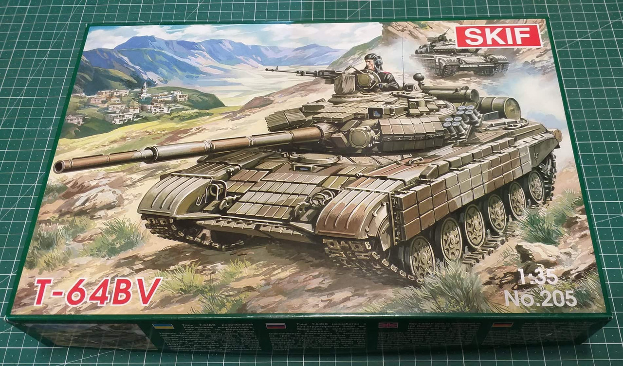 Т-64БВ Советский /украинский основной боевой танк. Сборная модель танка. 1/35 SKIF MK205
Т-64БВ Советский /украинский основной боевой танк. Сборная модель танка. 1/35 SKIF MK205