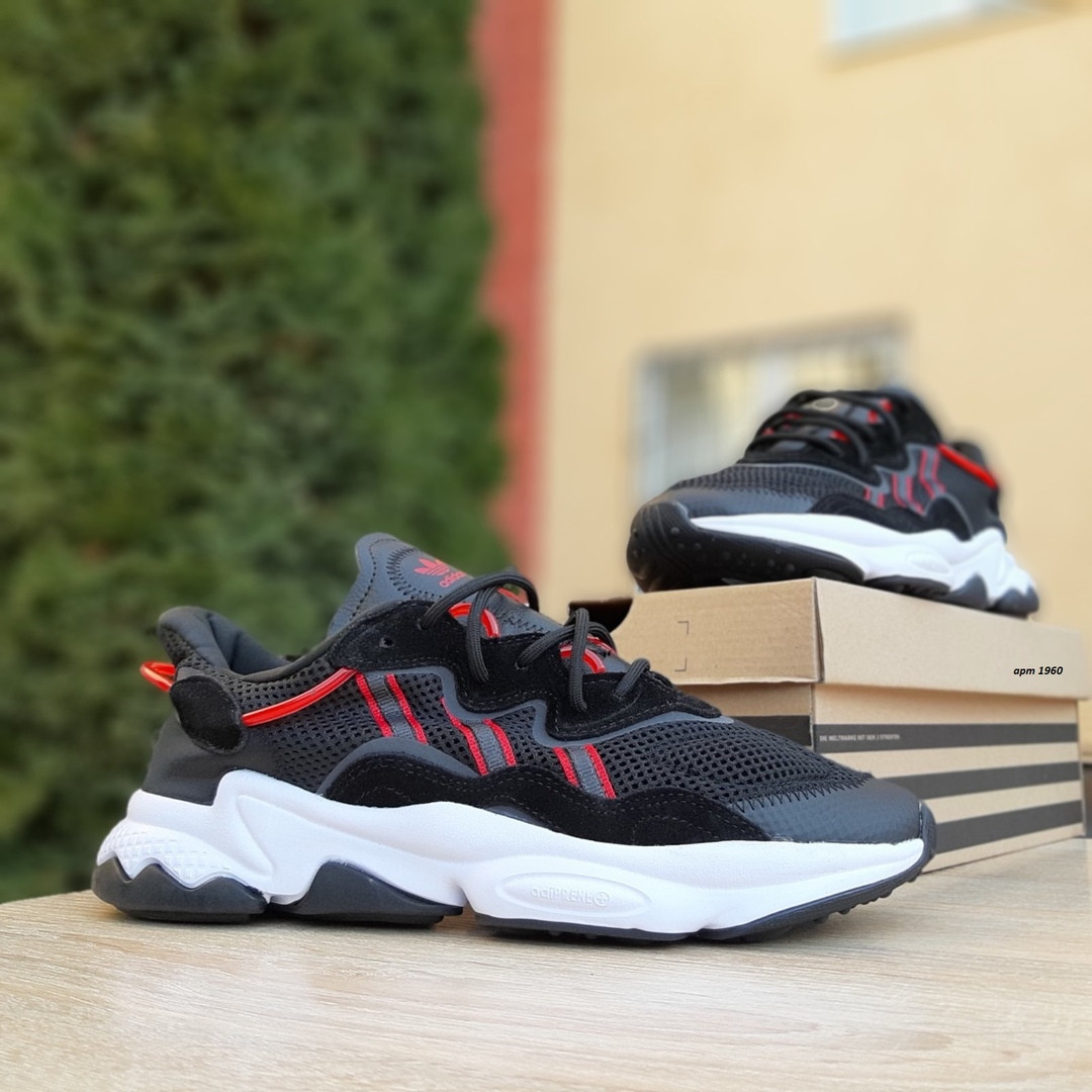 Кроссовки мужские Adidas Ozweego TR черно-красные, Адидас Озвиго, замша, сетка. Код OD-1960
Кроссовки мужские Adidas Ozweego TR черно-красные, Адидас Озвиго, замша, сетка. Код OD-1960