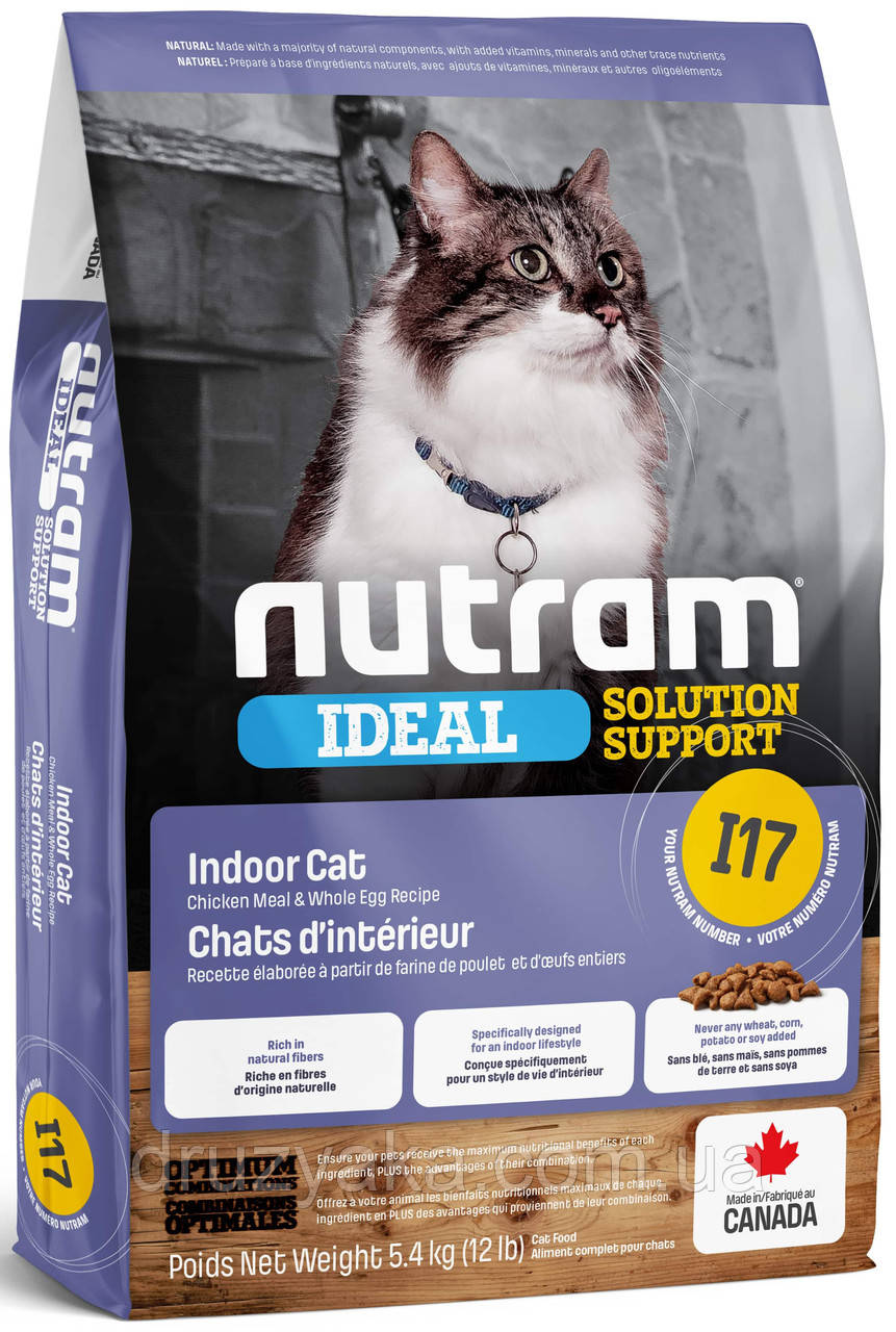 I17 Nutram Ideal Solution Support® Finicky Indoor Cat Food для котов живущих в помещении, 5,4 кг
I17 Nutram Ideal Solution Support® Finicky Indoor Cat Food для котов живущих в помещении, 5,4 кг