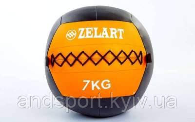 Мяч волбол для кроссфита и фитнеса 7кг Zelart WALL BALL FI-5168-7 (PU, наполнитель-метал. гранулы, d-33см,
Мяч волбол для кроссфита и фитнеса 7кг Zelart WALL BALL FI-5168-7 (PU, наполнитель-метал. гранулы, d-33см,