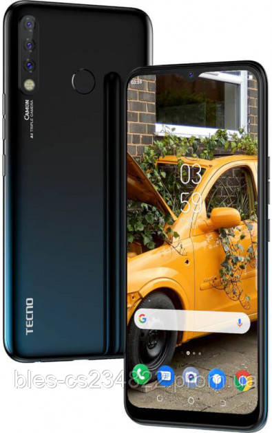 Смартфон с большим дисплеем и тройной камерой 2 сим карты Tecno Camon12 (CC7) 4/64Gb DS Dark Jаde UA UCRF
Смартфон с большим дисплеем и тройной камерой 2 сим карты Tecno Camon12 (CC7) 4/64Gb DS Dark Jаde UA UCRF