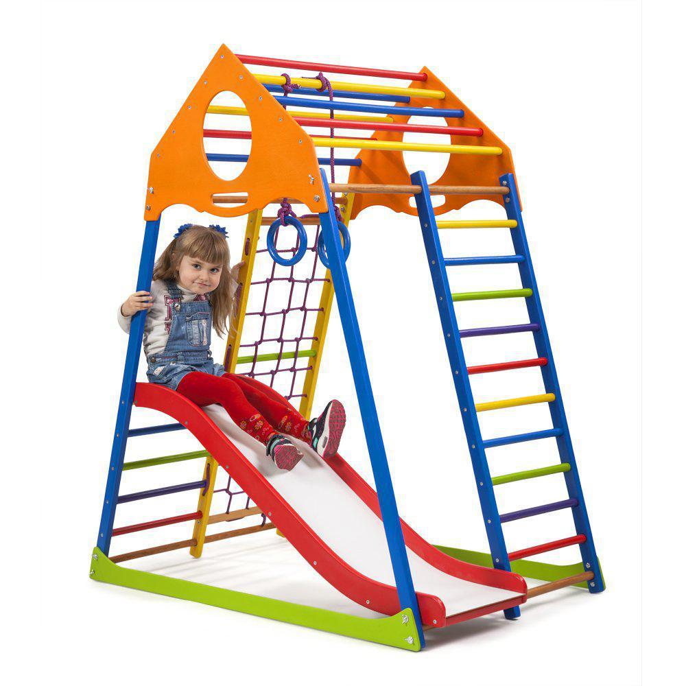 Детский спортивный уголок для дома «KindWood Color Plus 1» ТМ SportBaby, размеры 1.5х0.85х1.32м, Разные цвета
Детский спортивный уголок для дома «KindWood Color Plus 1» ТМ SportBaby, размеры 1.5х0.85х1.32м, Разные цвета