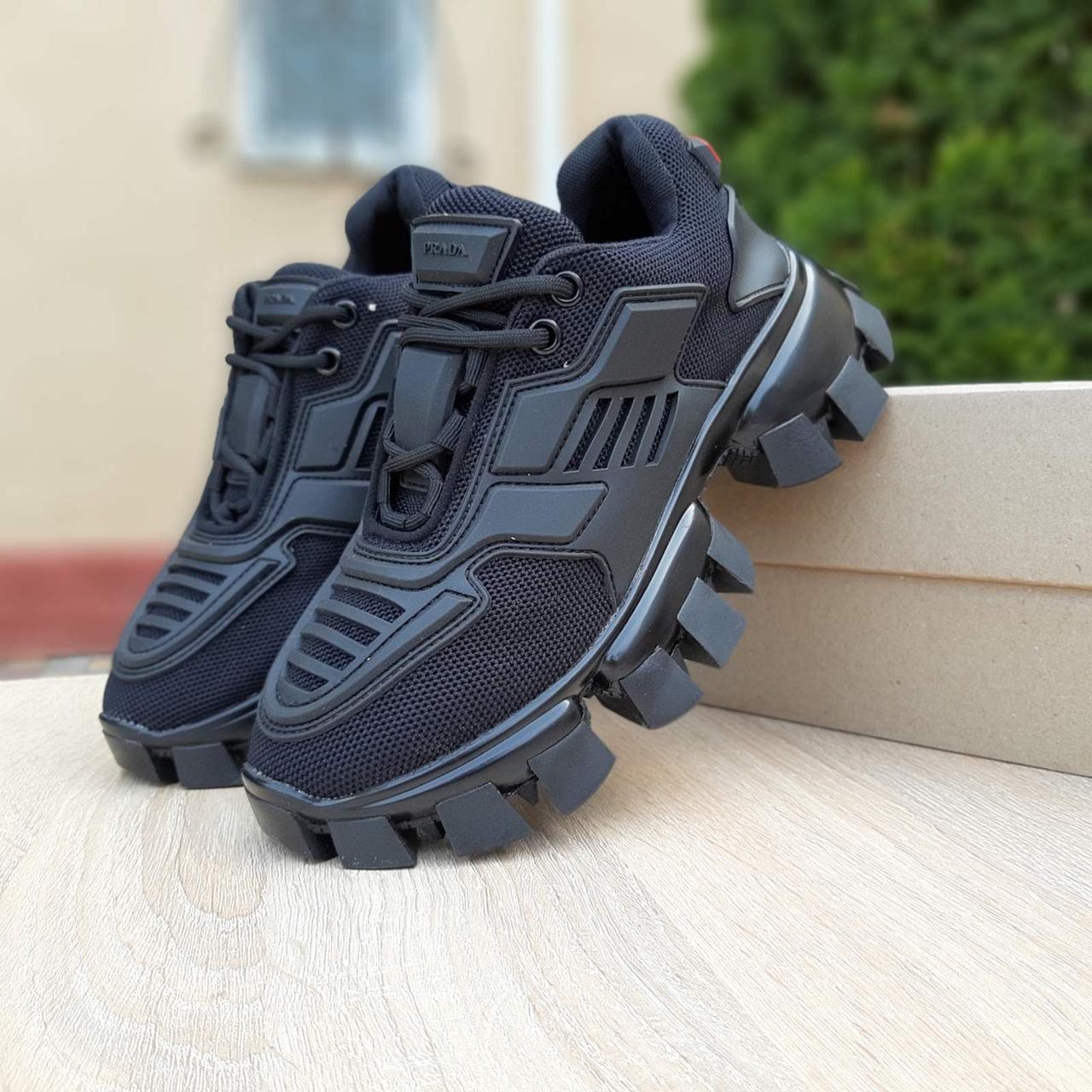 Кроссовки женские Prada Cloudbust Thunder черные, Прада, дышащий материал, прошиты. Код OD-20081 38
Кроссовки женские Prada Cloudbust Thunder черные, Прада, дышащий материал, прошиты. Код OD-20081 38