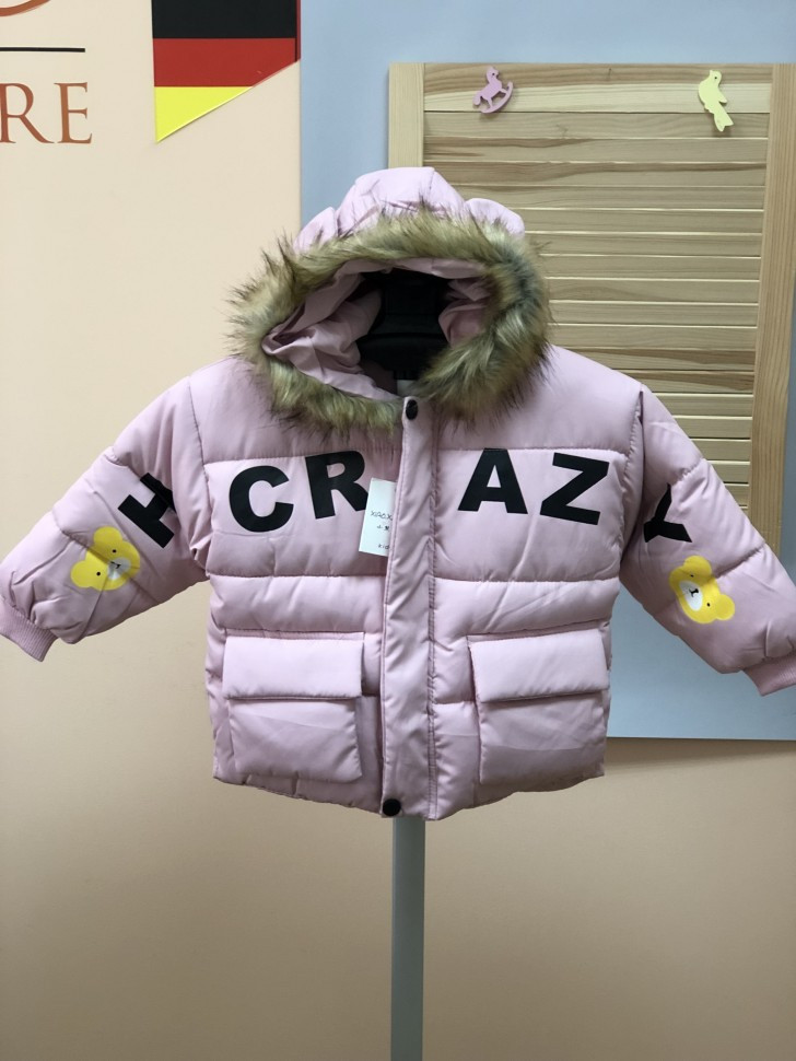 Модная зимняя куртка с капюшоном Crazy для девочек розового цвета SALE -50%: 100см,90см, Розовый
Модная зимняя куртка с капюшоном Crazy для девочек розового цвета SALE -50%: 100см,90см, Розовый