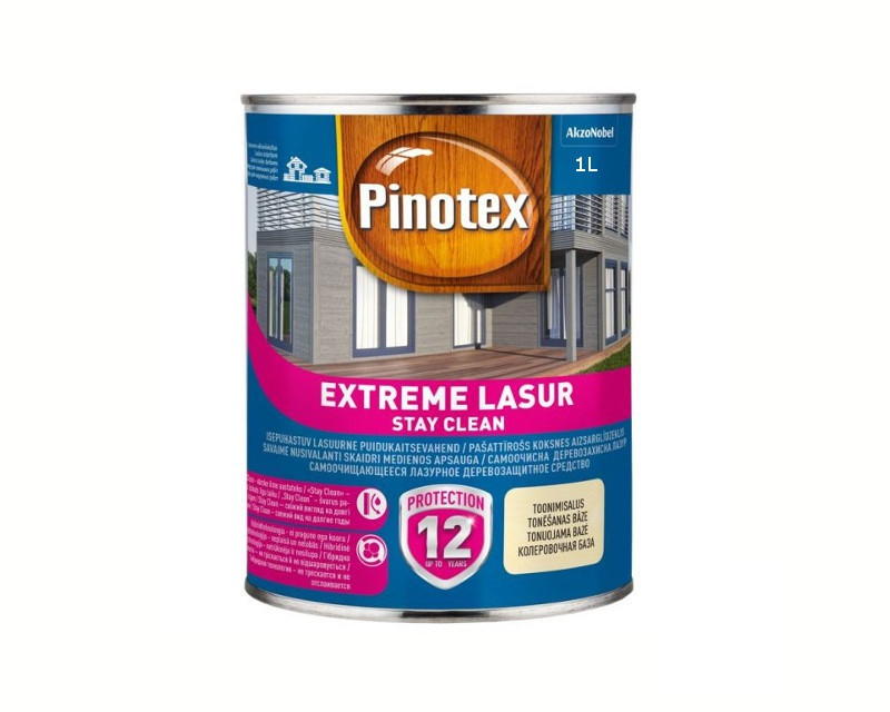 Лазурь-лак антисептический PINOTEX EXTREME LASUR для древесины полуглянцевый 1л
Лазурь-лак антисептический PINOTEX EXTREME LASUR для древесины полуглянцевый 1л
